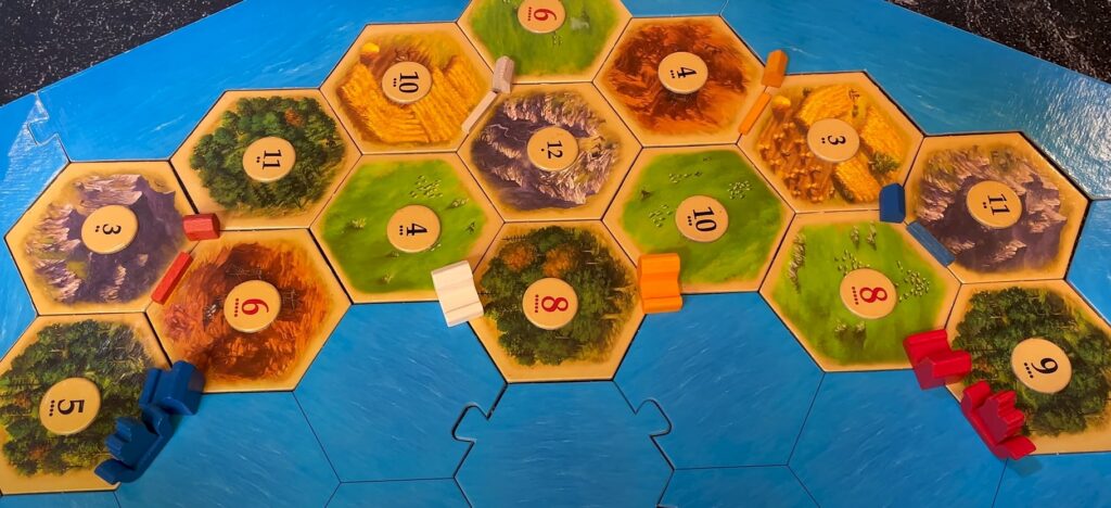 Catan island from Explorers and Pirates expansion