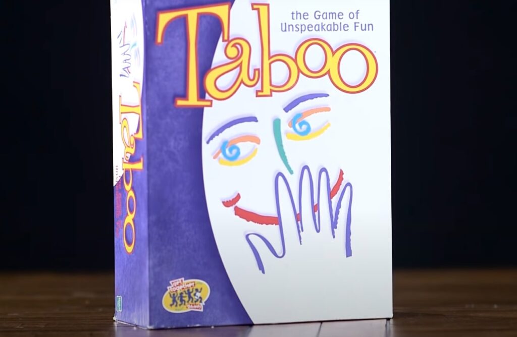 Taboo board game box