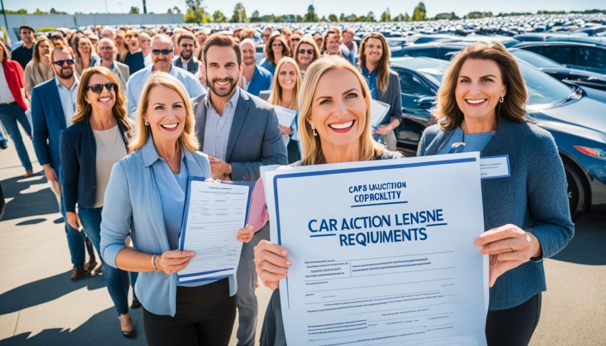 car auction license requirements